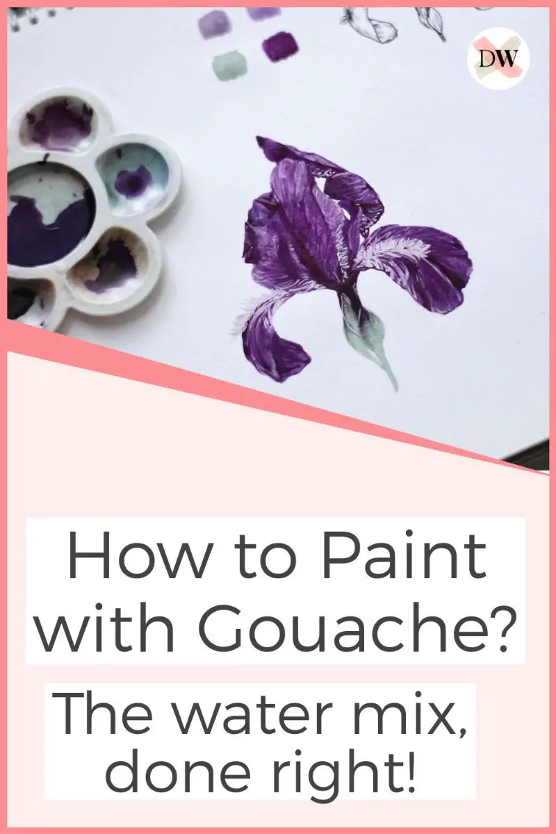 How to Paint with Gouache? The water mix, done right! Thumbnail