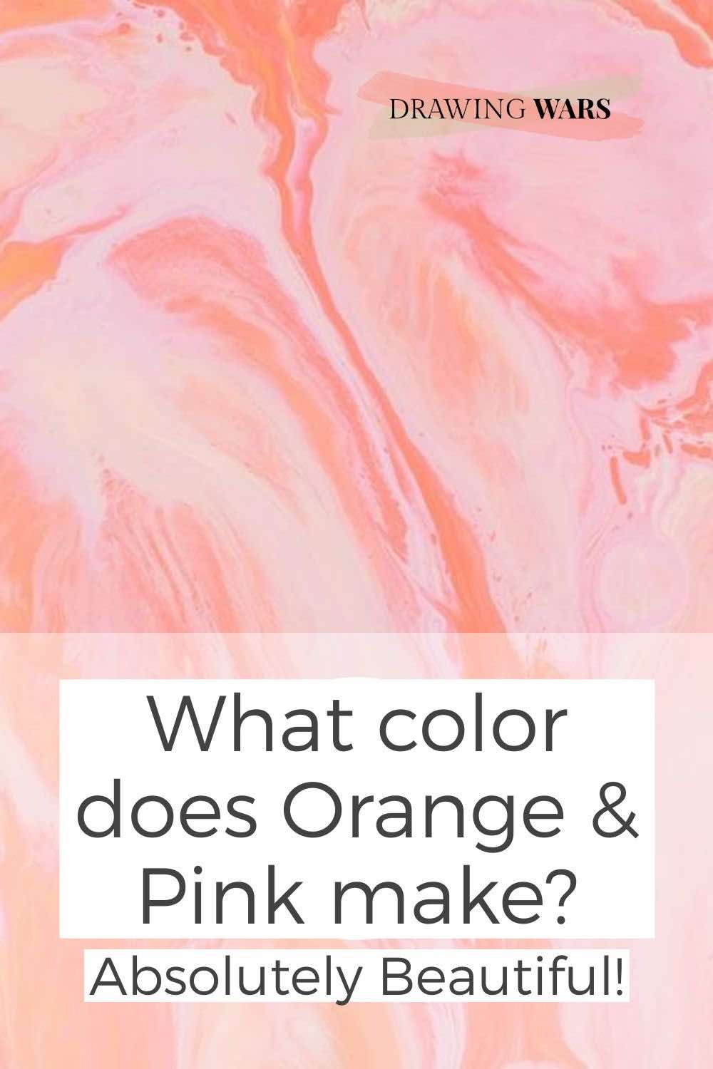 What color does Orange & Pink make? Absolutely Beautiful! Thumbnail
