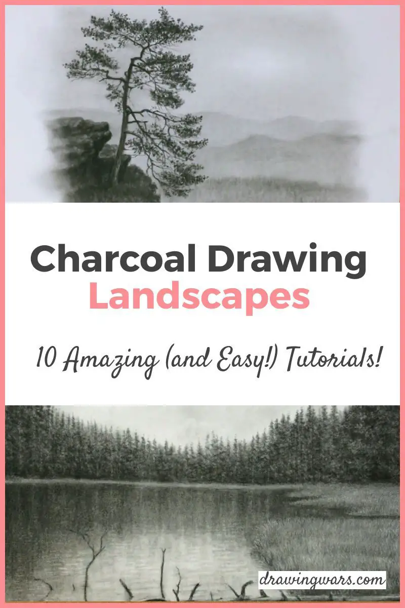 Charcoal Drawing Landscape Thumbnail