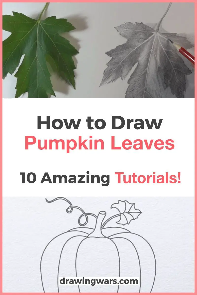 How To Draw Pumpkin Leaves: 10 Amazing and Easy Tutorials! Thumbnail