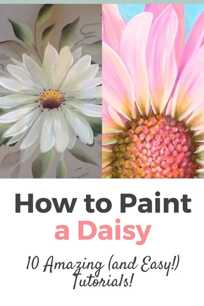 How To Paint A Daisy: 10 Amazing and Easy Tutorials! Thumbnail