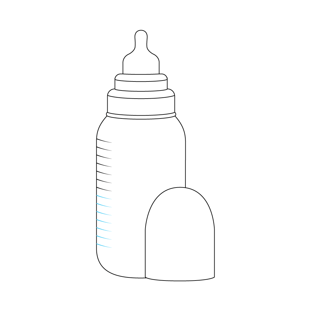 How to Draw A Baby Bottle Step by Step Step  10