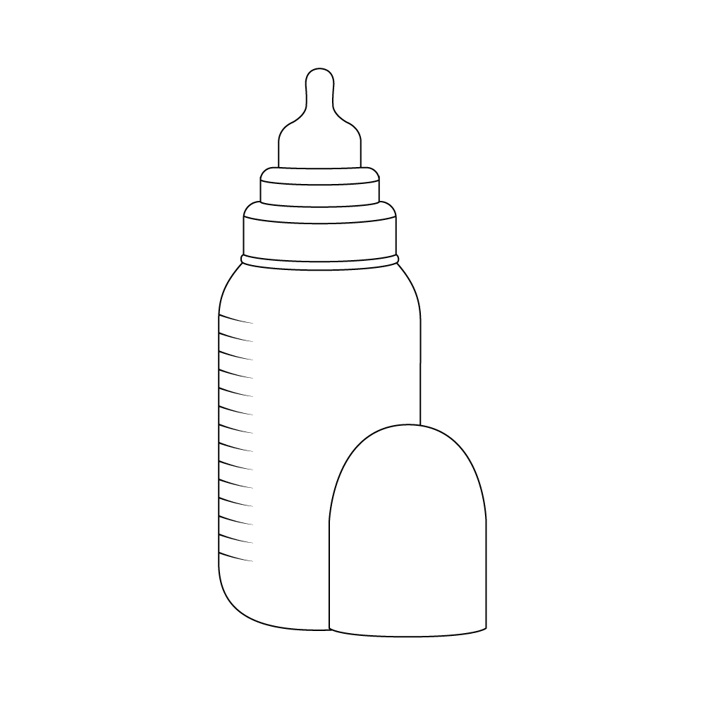 How to Draw A Baby Bottle Step by Step Step  11