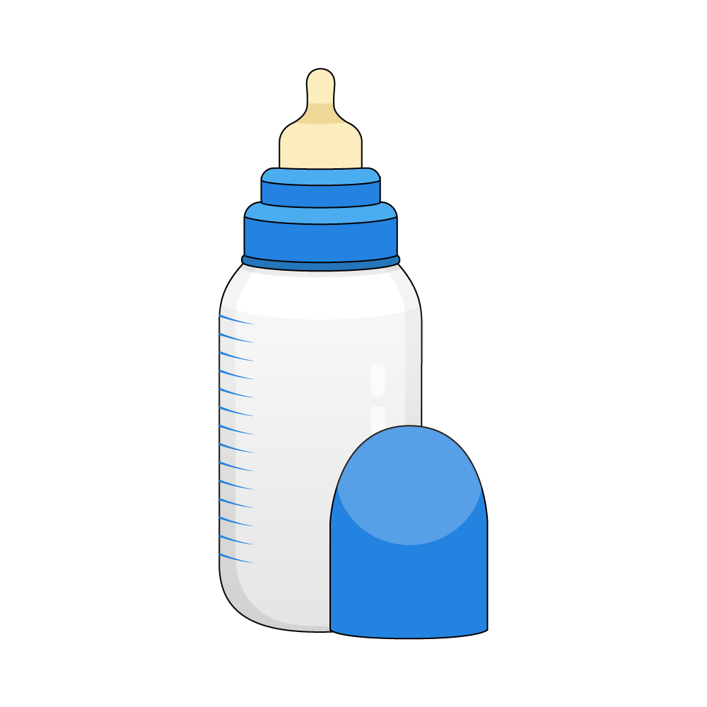 How to Draw A Baby Bottle Step by Step Step  12