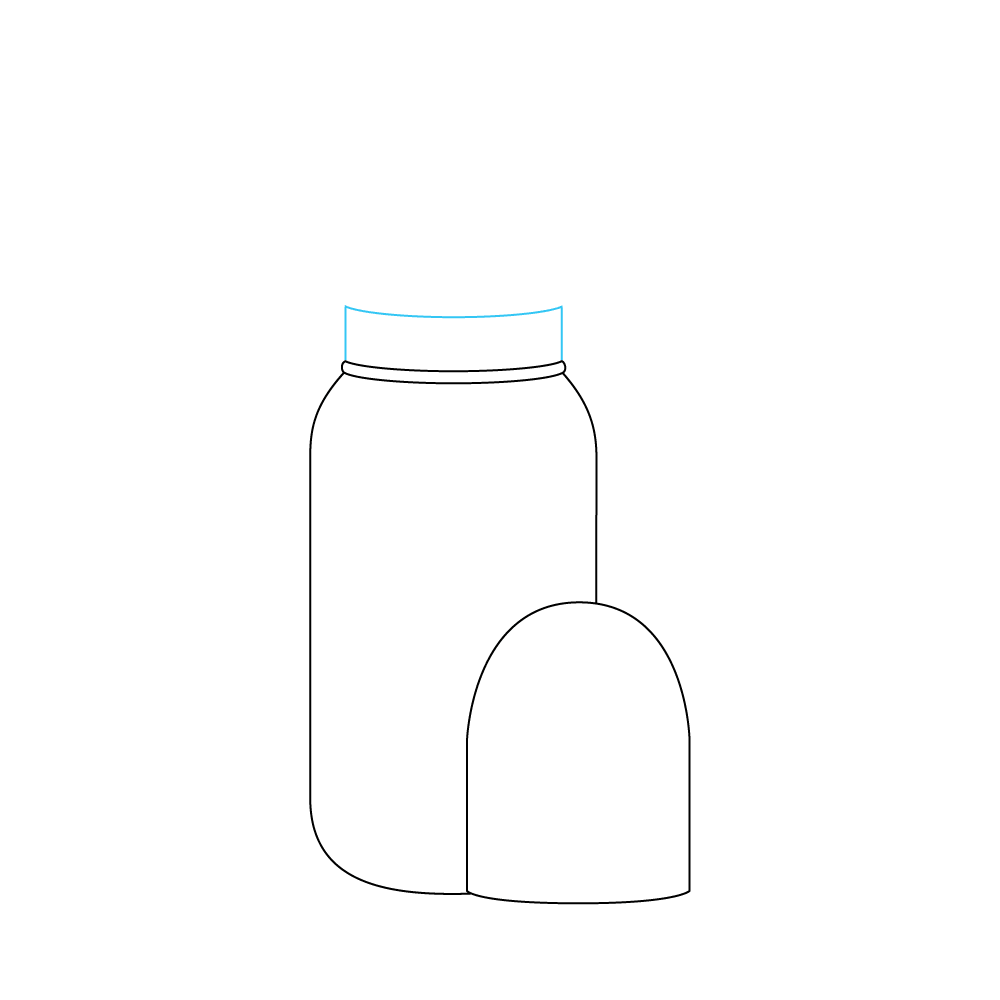 How to Draw A Baby Bottle Step by Step Step  4