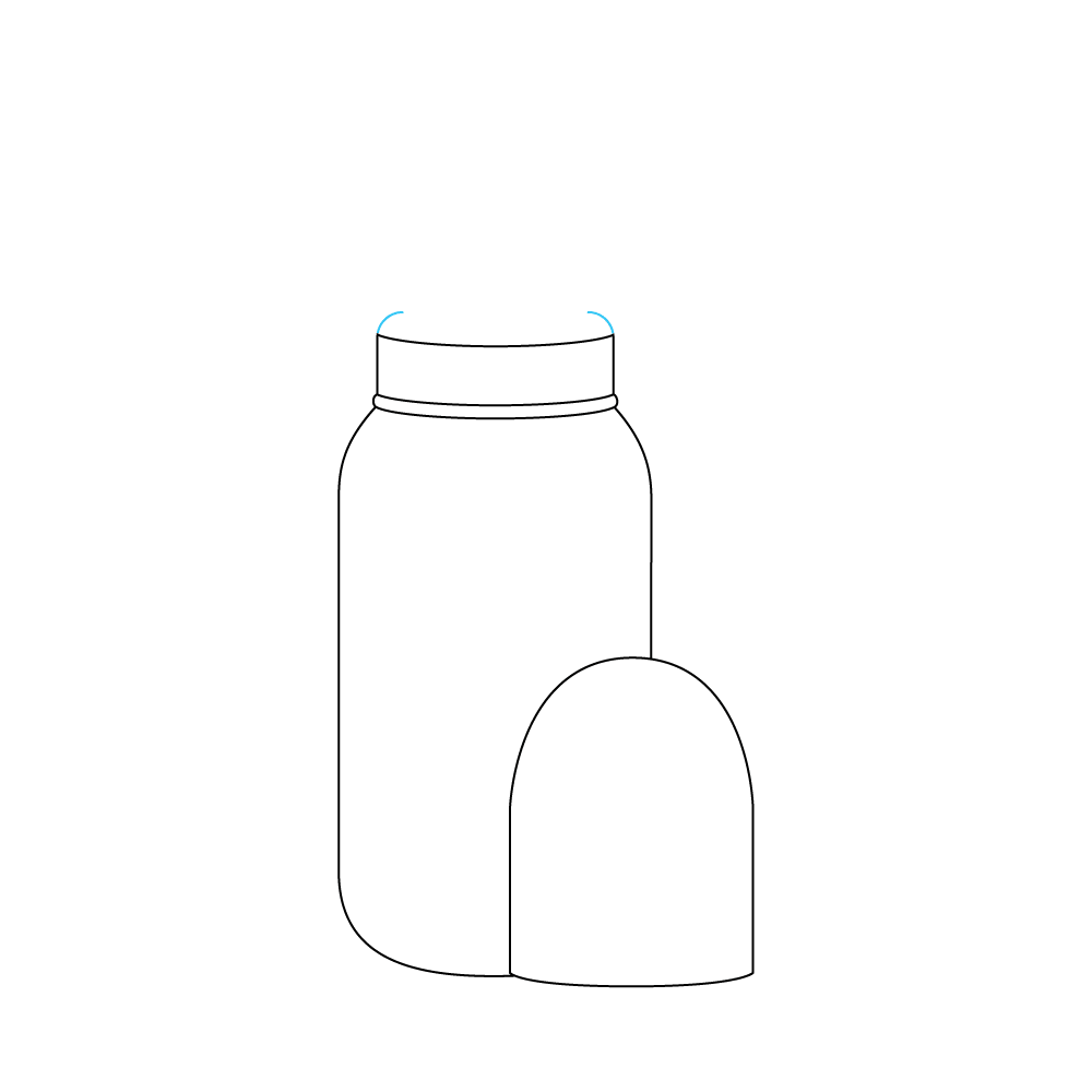 How to Draw A Baby Bottle Step by Step Step  5