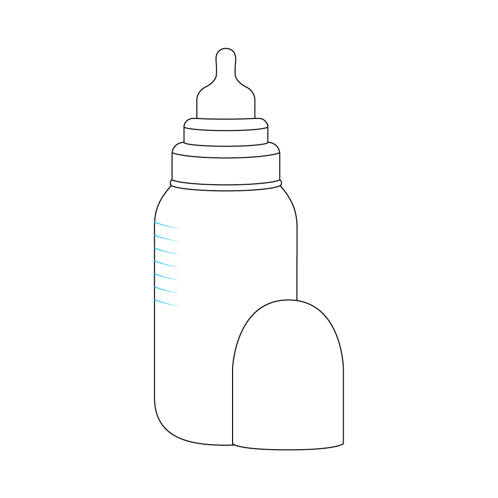How to Draw A Baby Bottle Step by Step Step  9