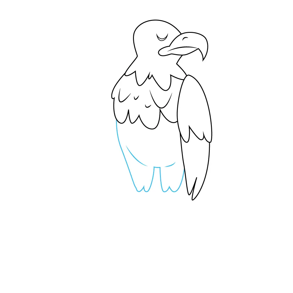 How to Draw A Bald Eagle Step by Step Step  6