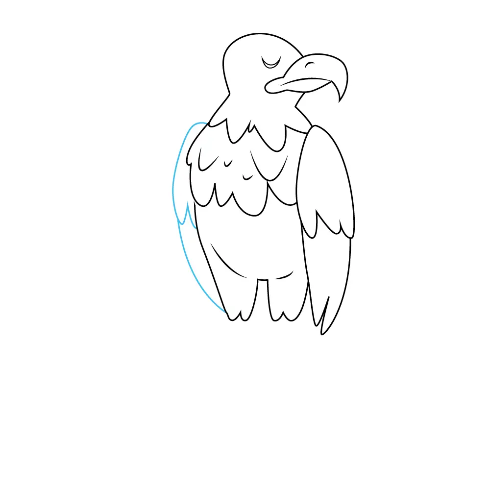 How to Draw A Bald Eagle Step by Step Step  7