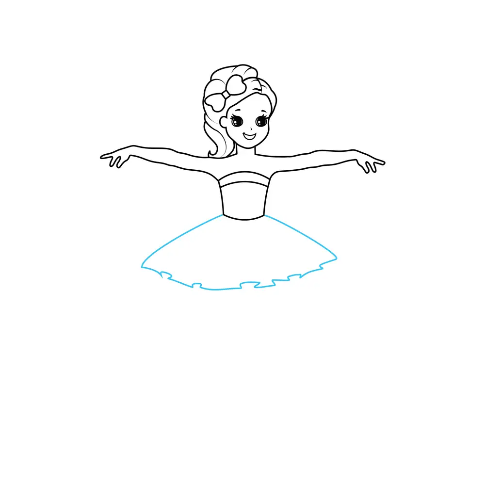 How To Draw A Ballerina Step By Step Step  5