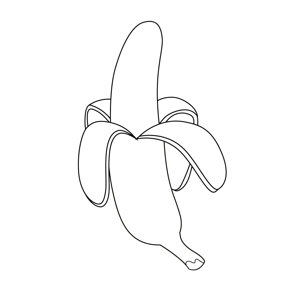 How to Draw A Banana Step by Step Step  11