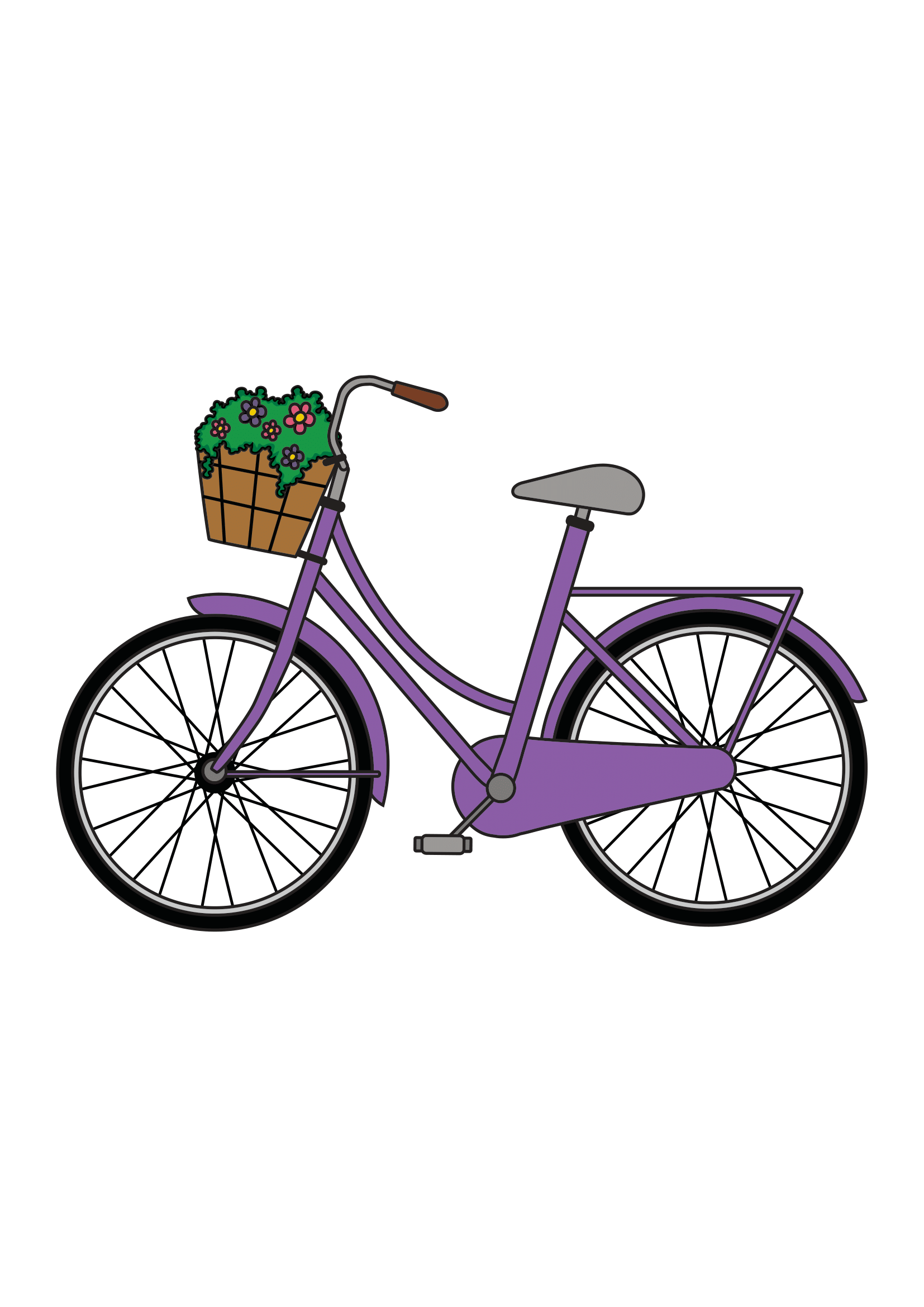 How to Draw A Bicycle Step by Step Printable
