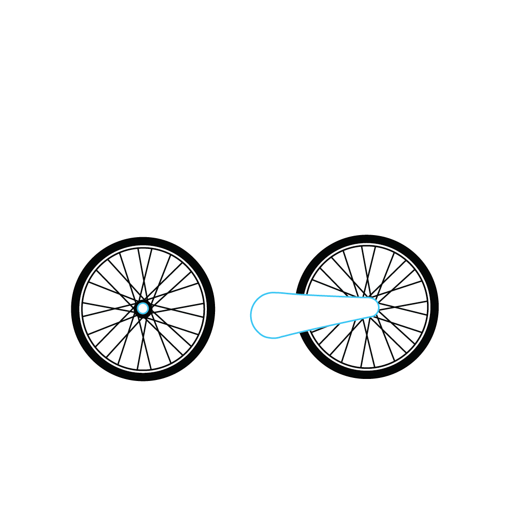How to Draw A Bicycle Step by Step Step  3