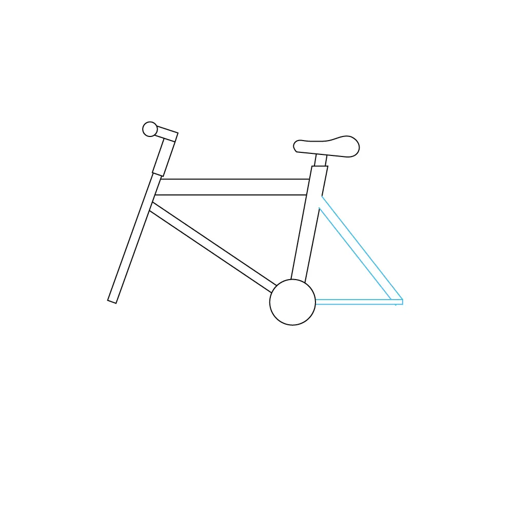 How to Draw A Bike Step by Step Step  4