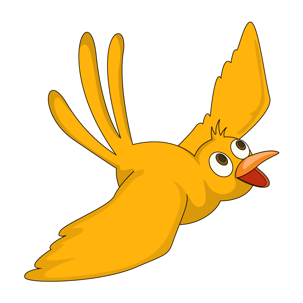 How to Draw A Bird Flying Step by Step