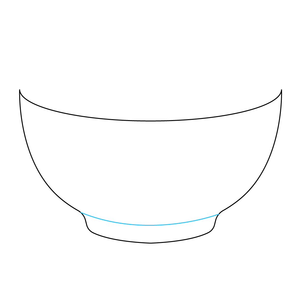 How to Draw A Bowl Fruit Step by Step Step  3