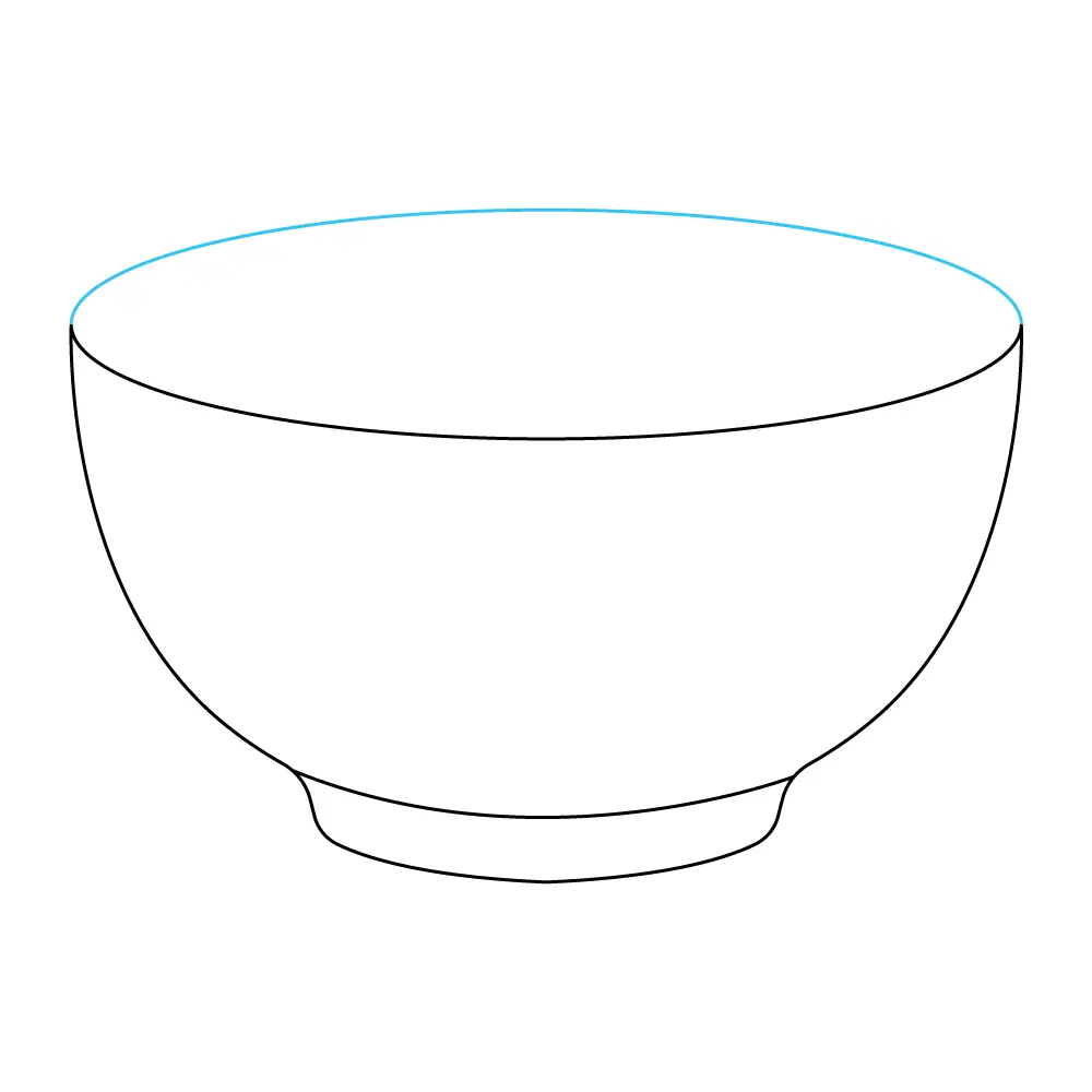 How to Draw A Bowl Fruit Step by Step Step  4