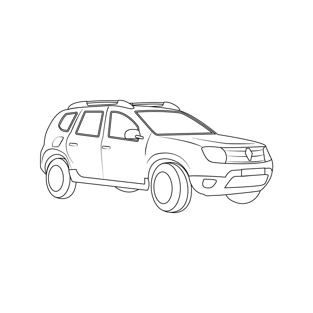 How to Draw A Car Step by Step Step  10