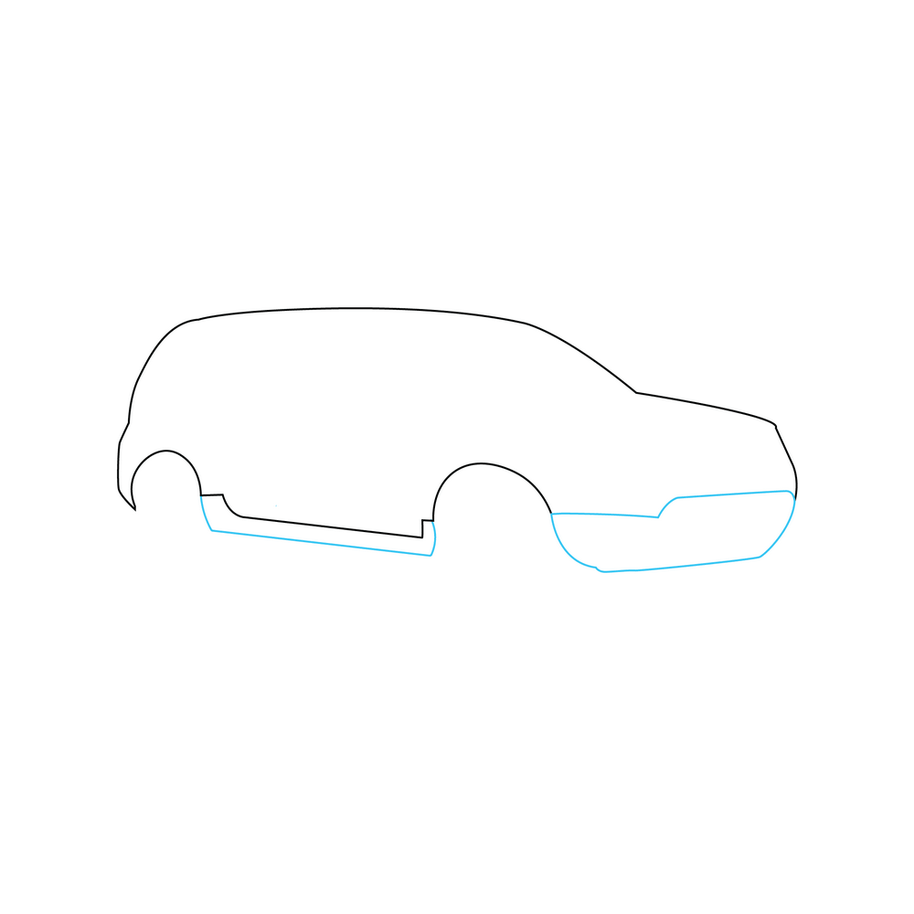 How to Draw A Car Step by Step Step  2