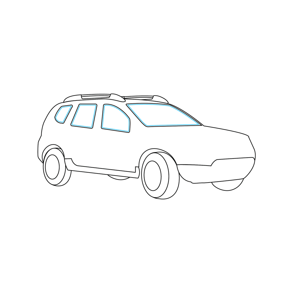 How to Draw A Car Step by Step Step  6