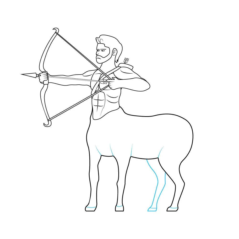 How to Draw A Centaur Step by Step Step  10
