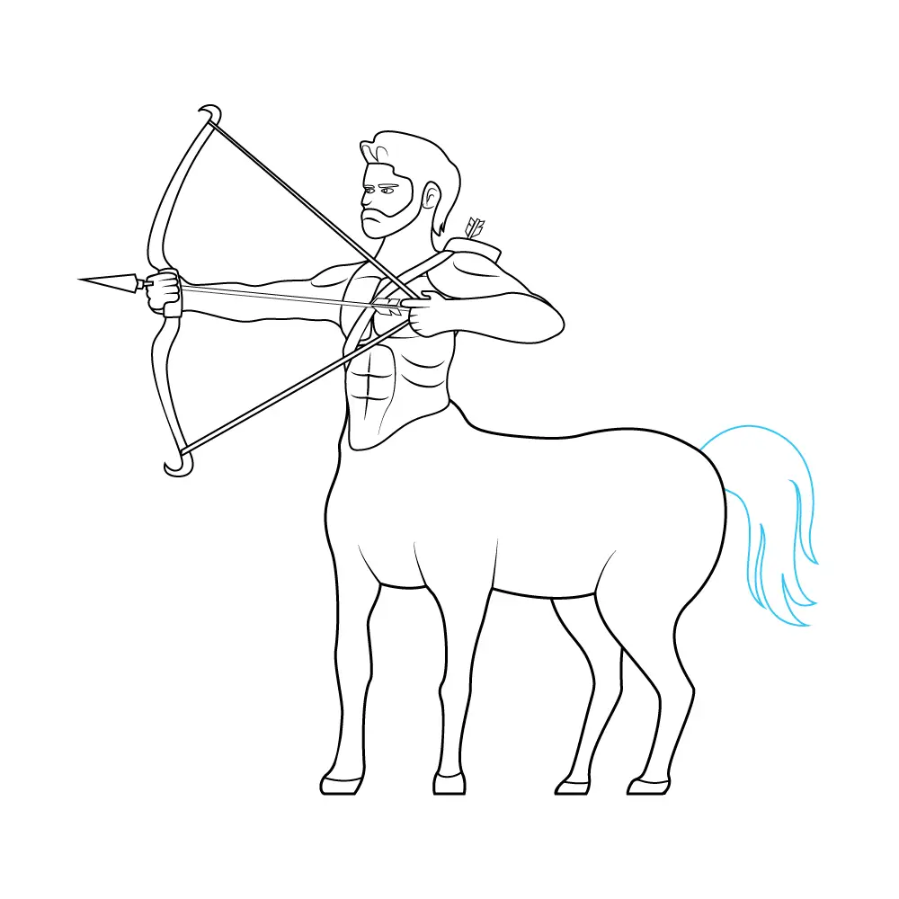 How to Draw A Centaur Step by Step Step  11