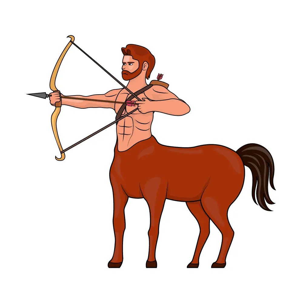 How to Draw A Centaur Step by Step Step  13