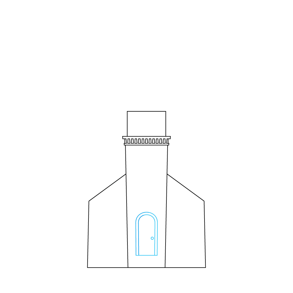 How to Draw A Church Step by Step Step  5