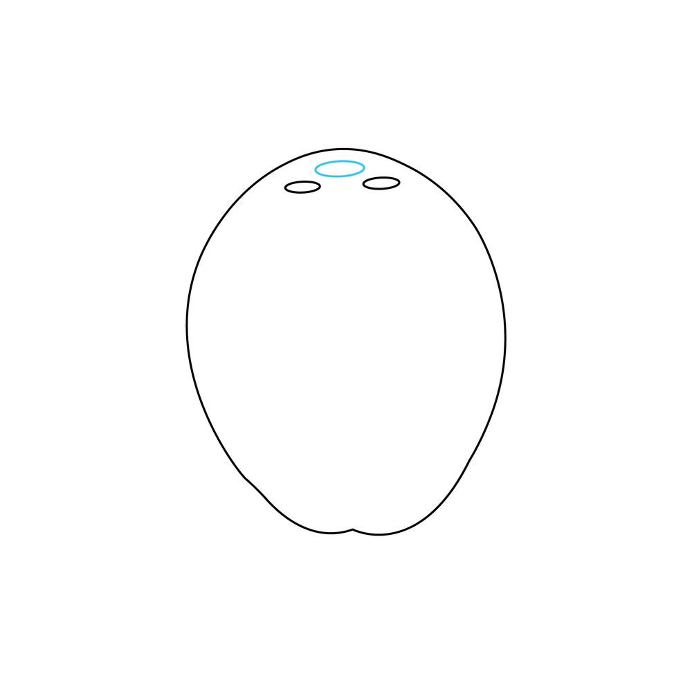 How to Draw A Coconut Step by Step Step  3