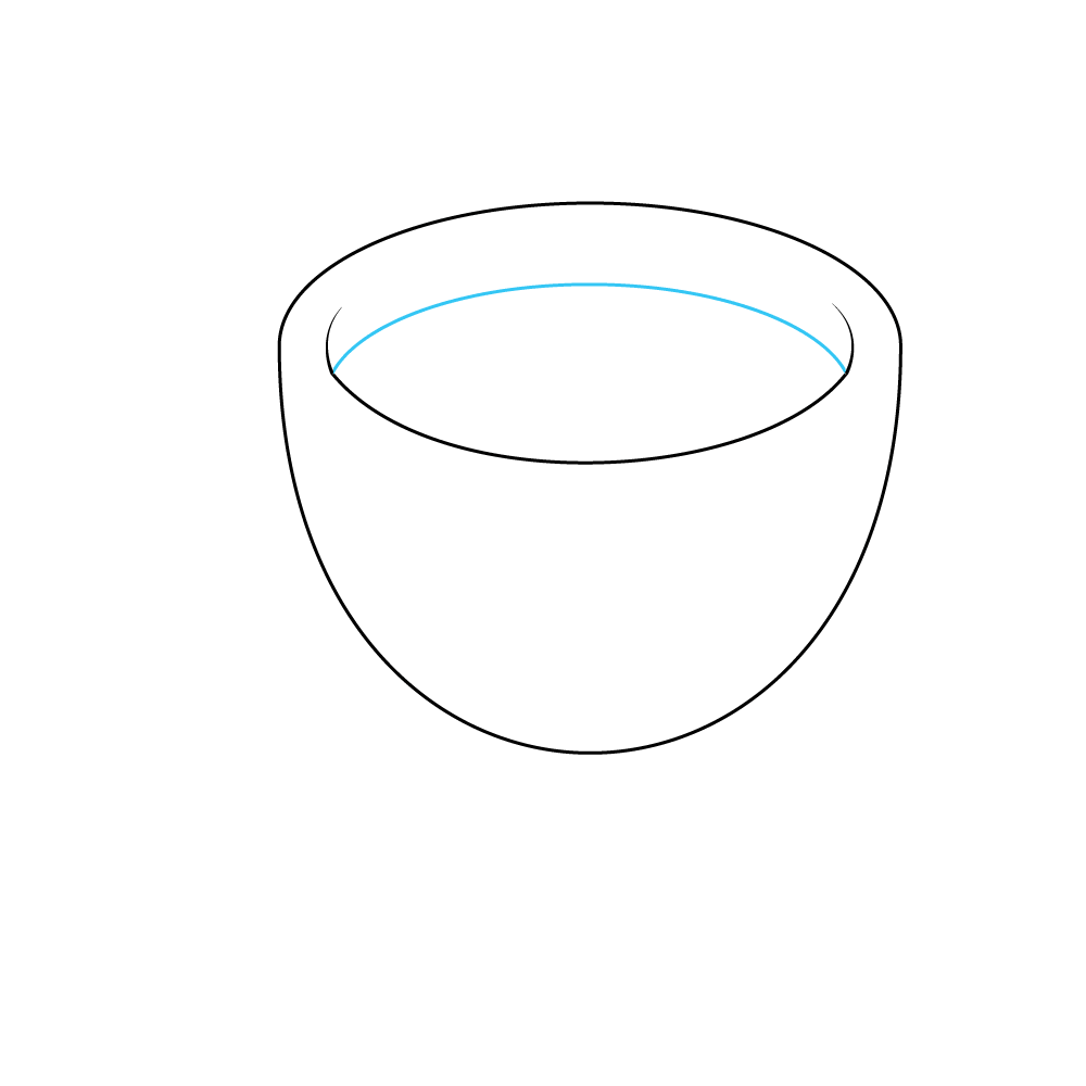 How to Draw A Coffee Cup Step by Step Step  4