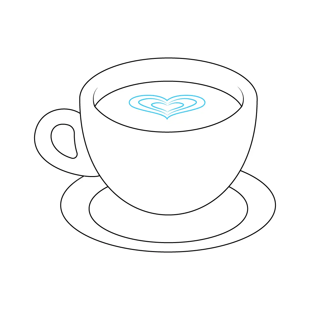 How to Draw A Coffee Cup Step by Step Step  9