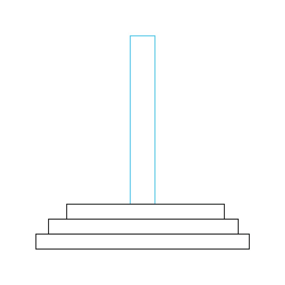 How to Draw A Cross Step by Step Step  3