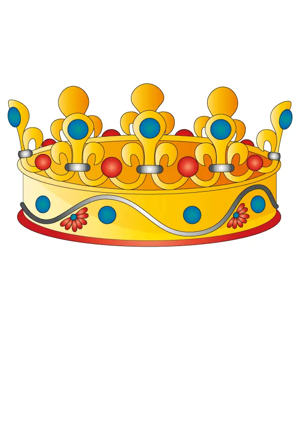 How to Draw A Crown Step by Step Printable