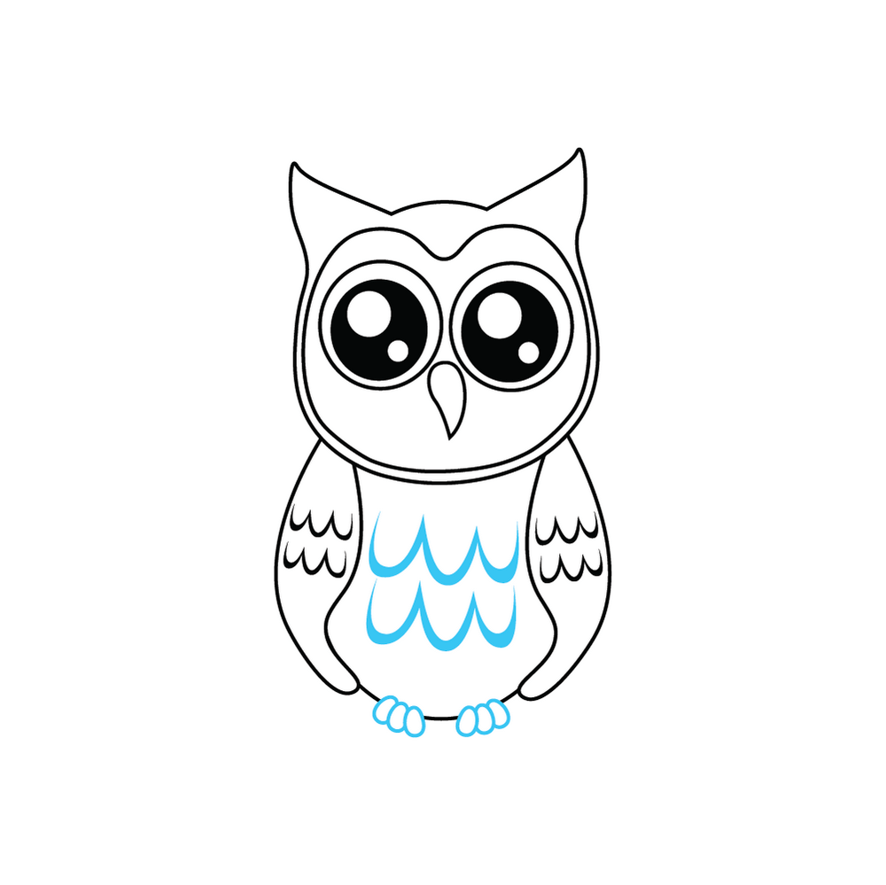 Simple Cute Drawings Of Owls