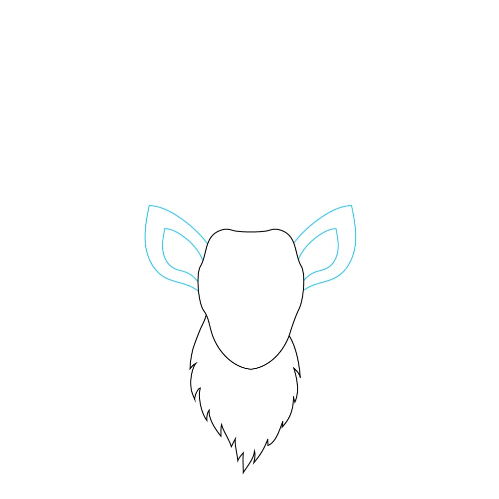 How to Draw A Deer Head Step by Step Step  3