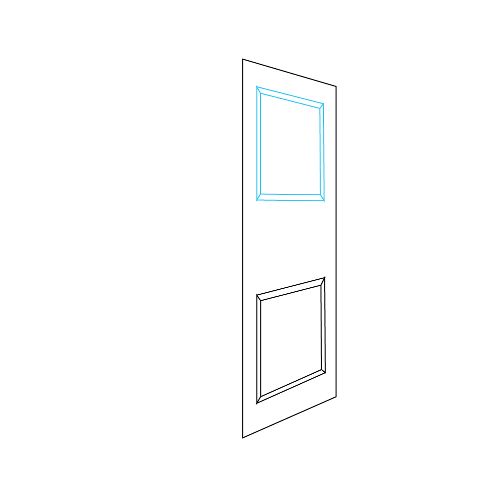 How to Draw A Door Step by Step Step  4
