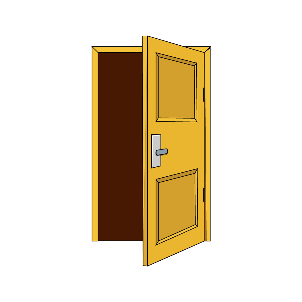 How to Draw A Door Step by Step Step  9