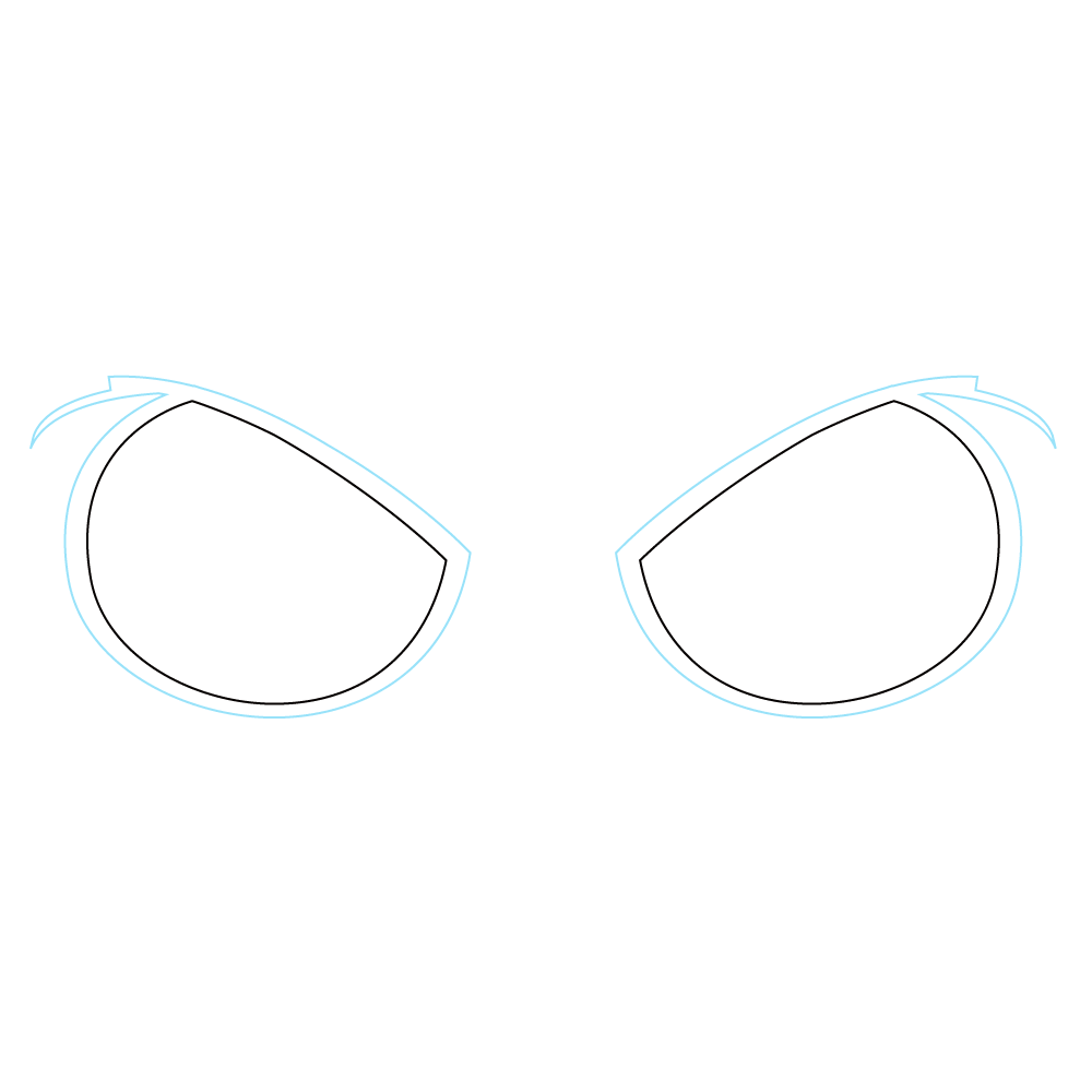 How to Draw A Dragon Eye Step by Step Step  2