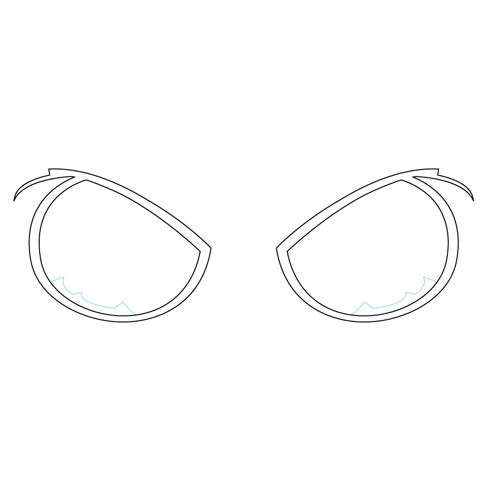 How to Draw A Dragon Eye Step by Step Step  3