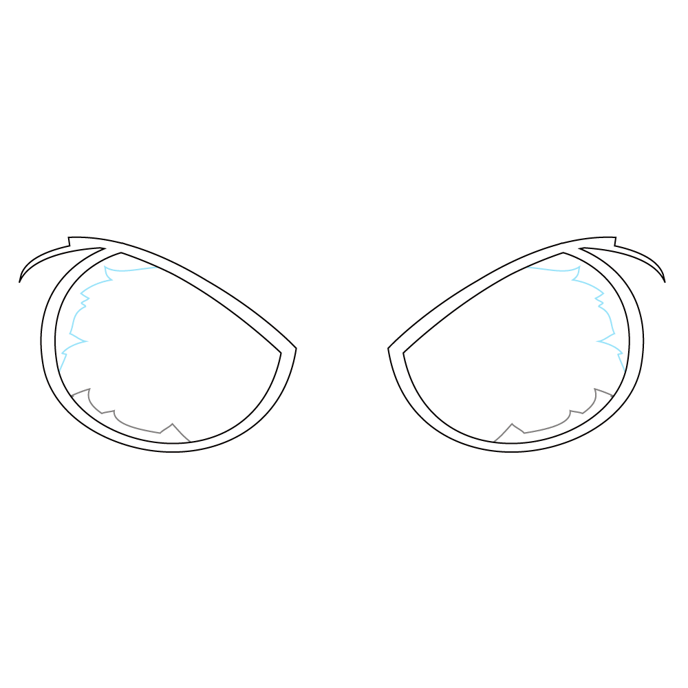 How to Draw A Dragon Eye Step by Step Step  4