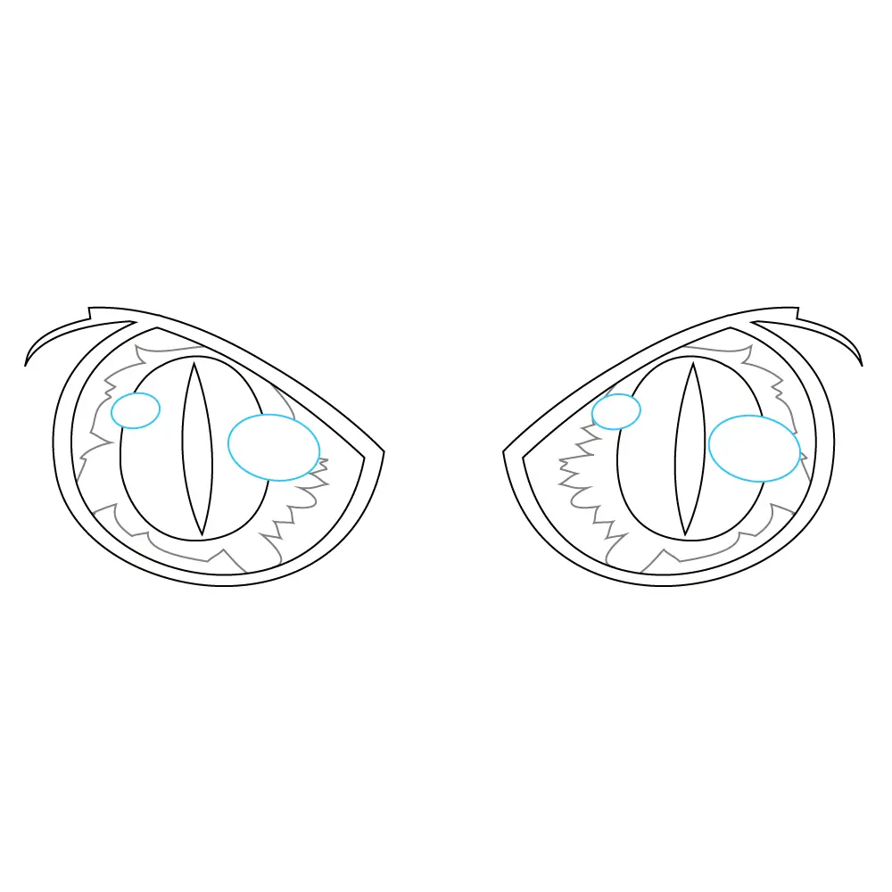 How to Draw A Dragon Eye Step by Step