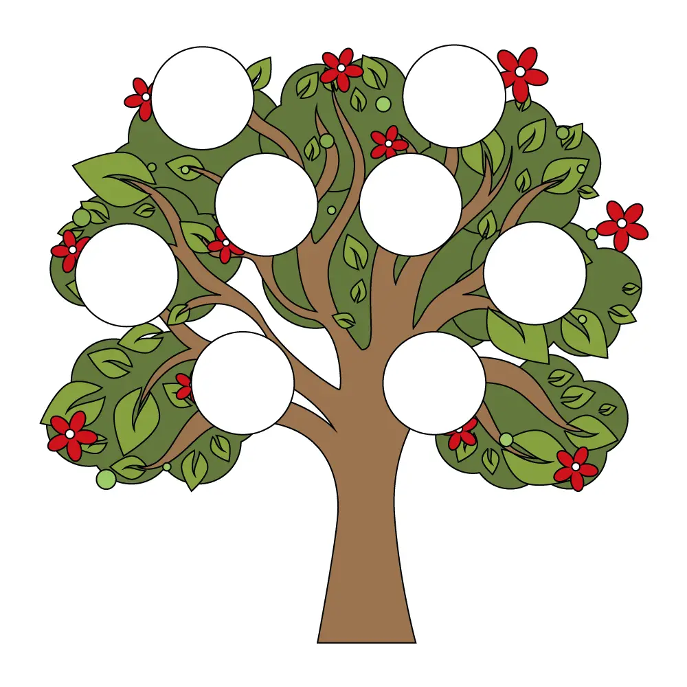 How to Draw A Family Tree Step by Step Step  12