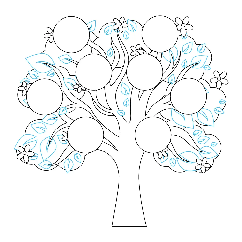 How to Draw A Family Tree Step by Step Step  9