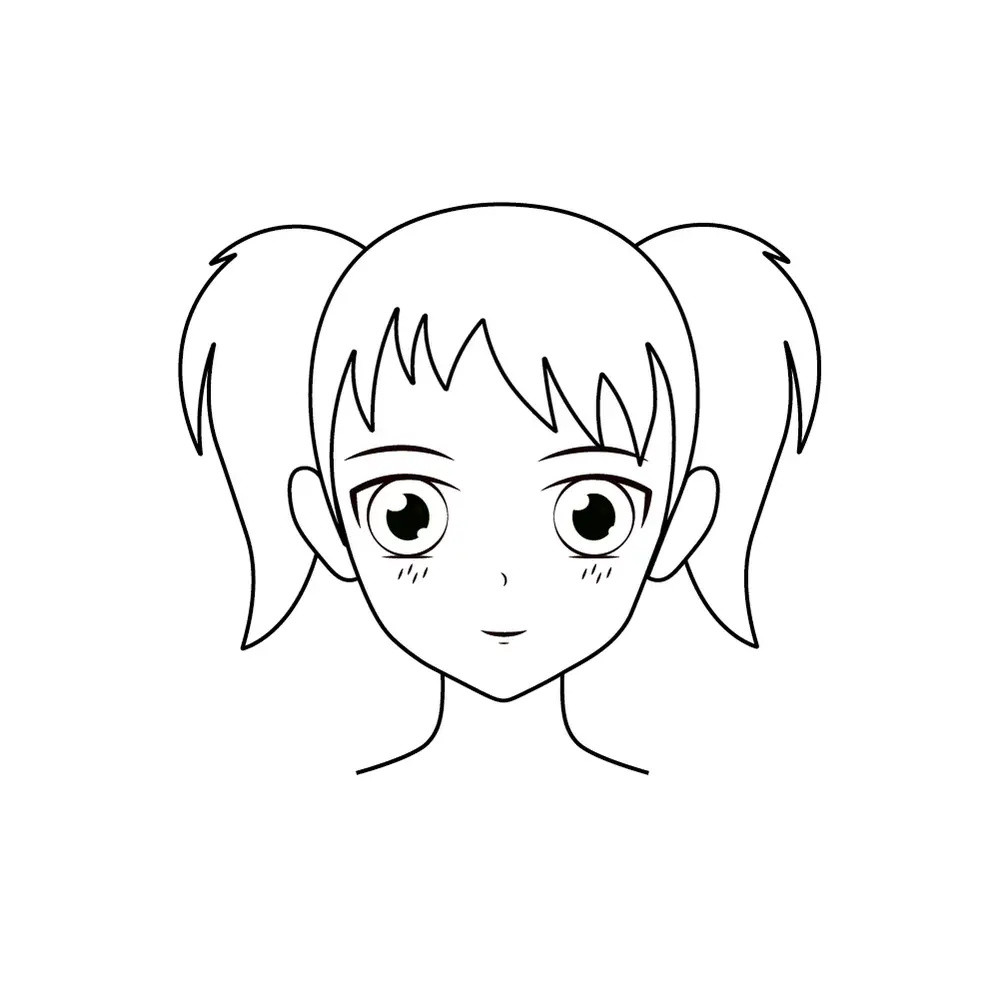 How to Draw A Female Face Step by Step Step  9