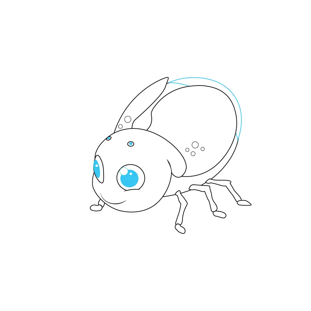 How to Draw A Firefly Step by Step Step  6
