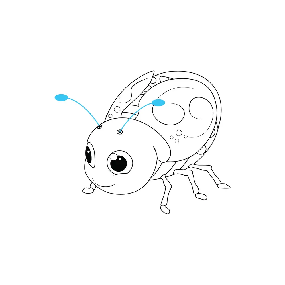 How to Draw A Firefly Step by Step Step  8