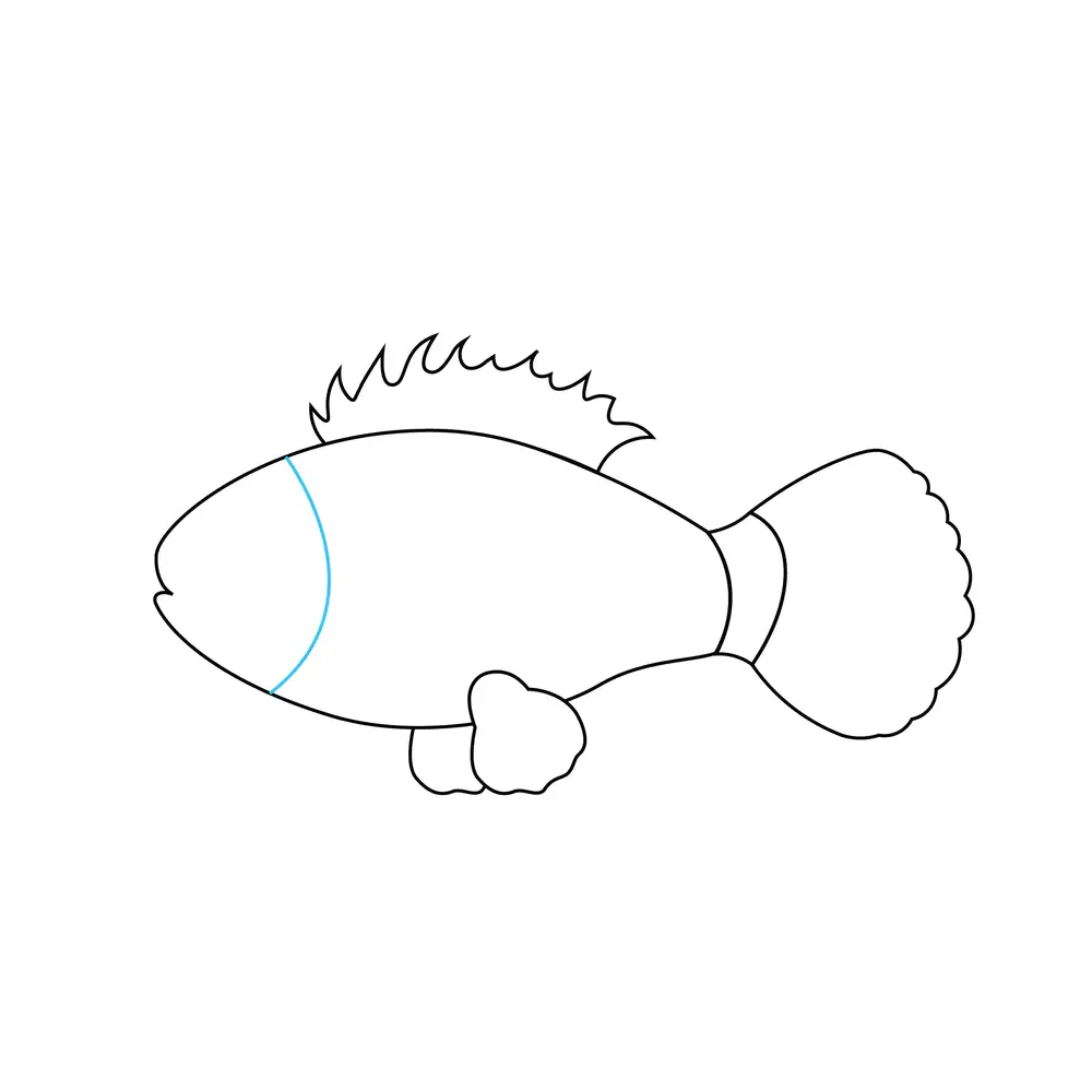 How to Draw A Fish Step by Step Step  5