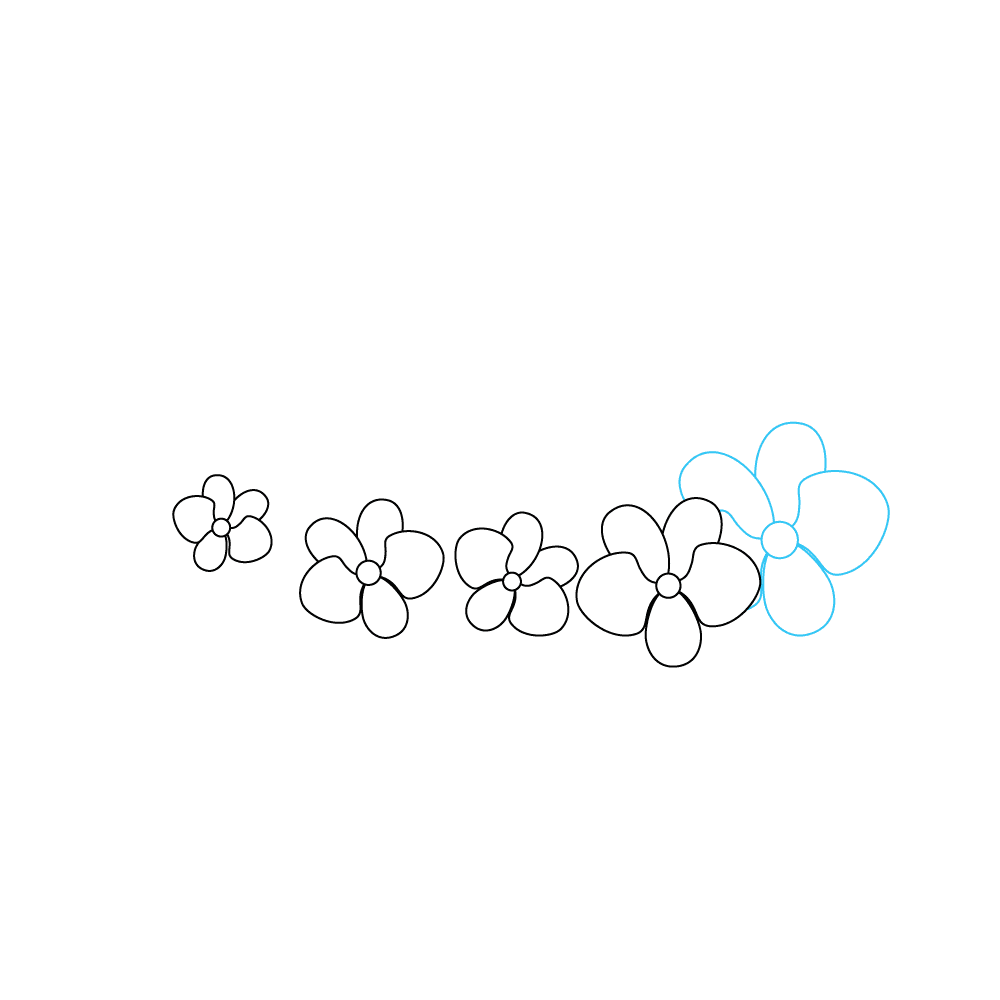 How to Draw A Flower Crown Step by Step Step  5