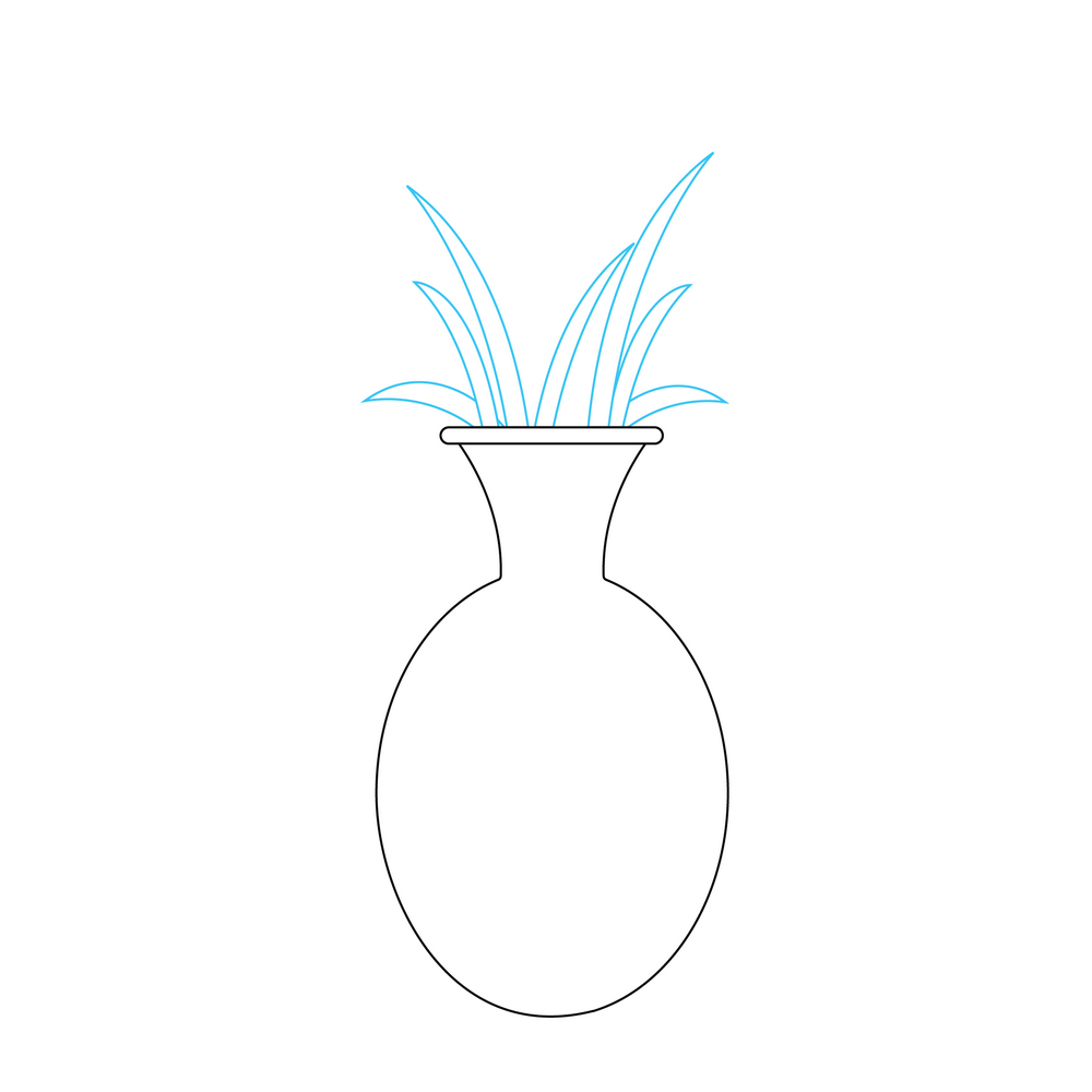 How To Draw A Flower Vase Easy Best Flower Site