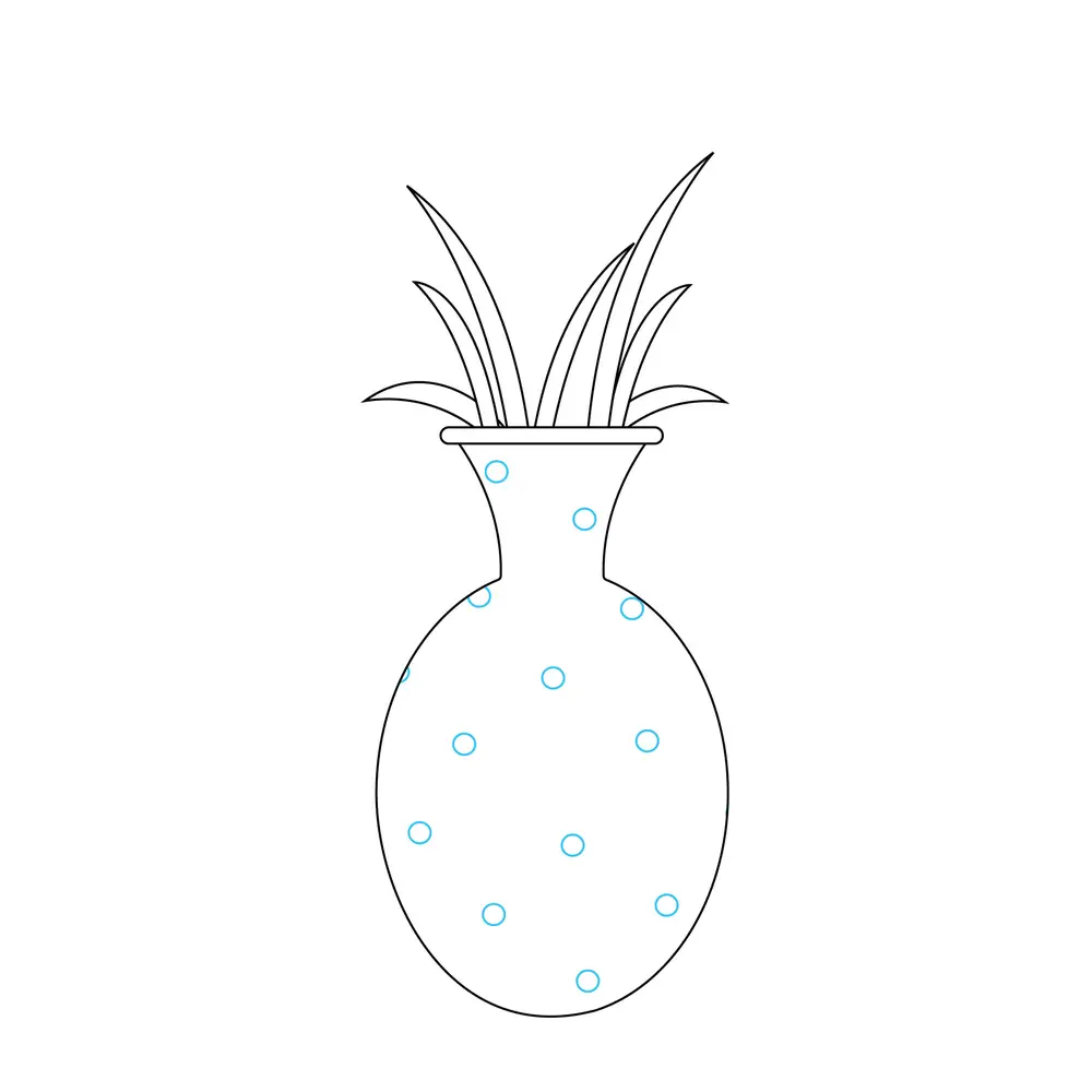 How to Draw A Flower Vase Step by Step Step  4